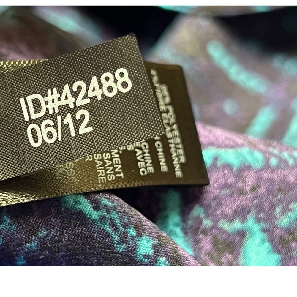 Express Blouse Top‎ XS Multicolor Pullover Cuffed… - image 9